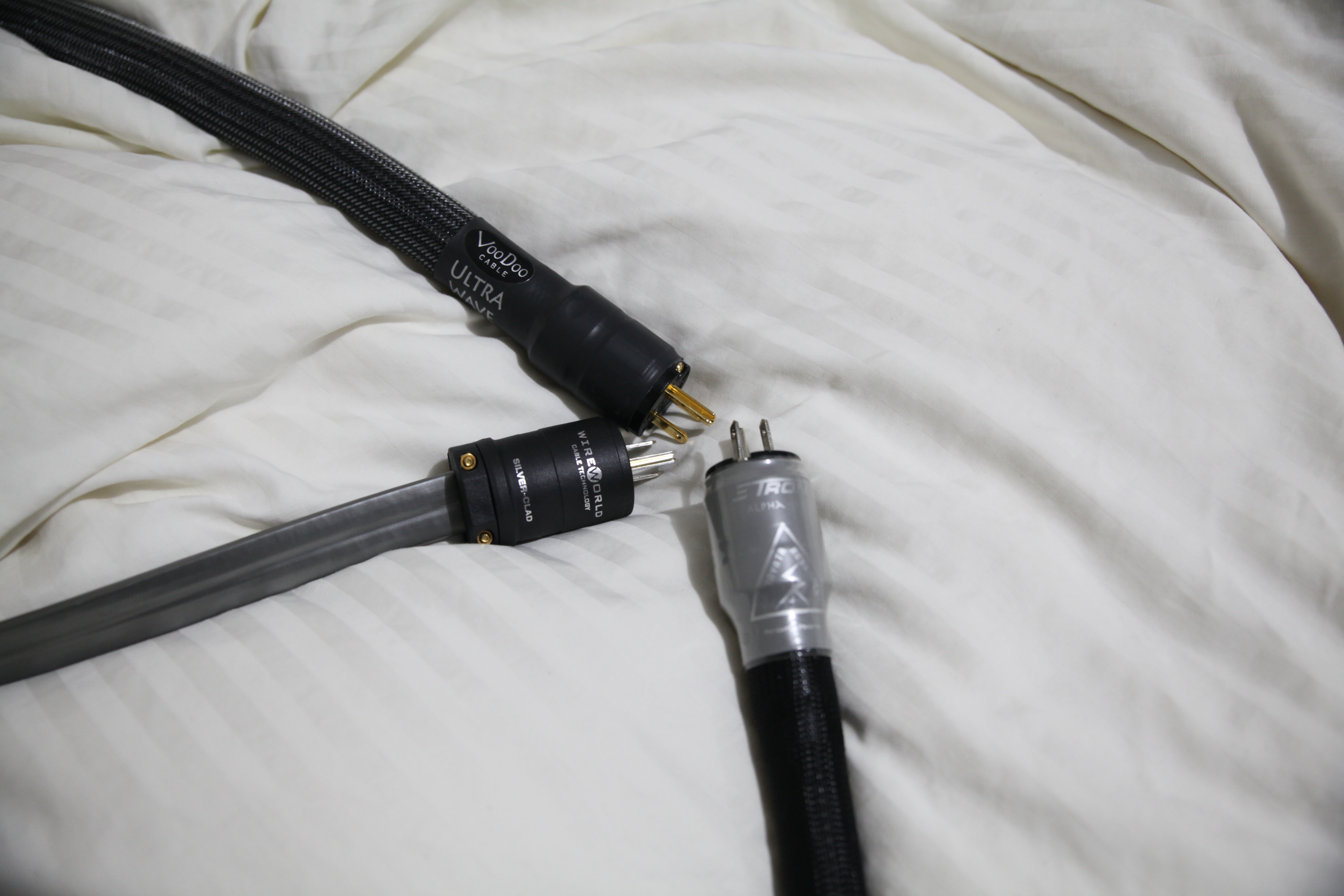 Power Cord Review: Stock PS Audio P10 vs Shunyata Research HC Alpha Zitron vs Wireworld Silver Electra 7 vs. VooDoo Audio Ultra Wave