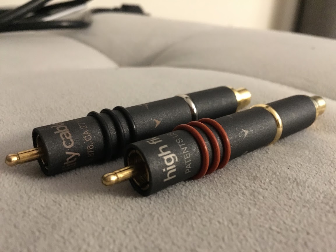 High Fidelity Cables Magnetic RCA Adapters - Elevate Your System for $299