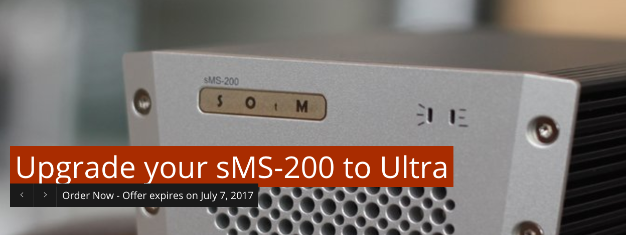 Crux Audio SOtM sMS-200ultra Upgrade Program - For a Limited Time!