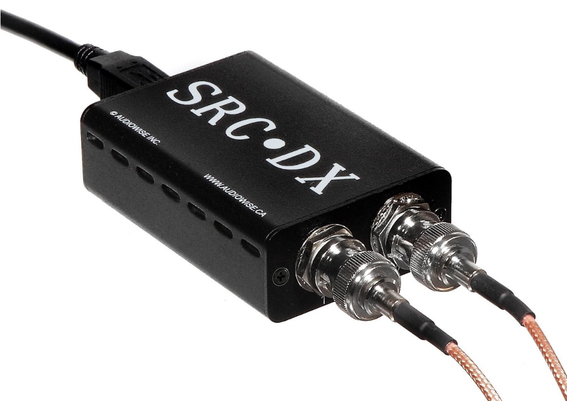 AudioWise Inc. Announces SRC•DX™ USB to Dual-coax S/PDIF Bridge