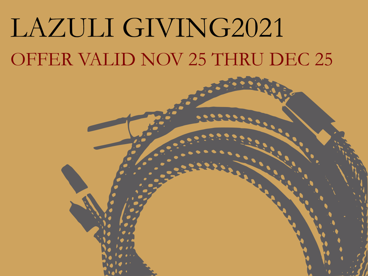 10% Off on Lazuli Products Nov 25 through Dec 25